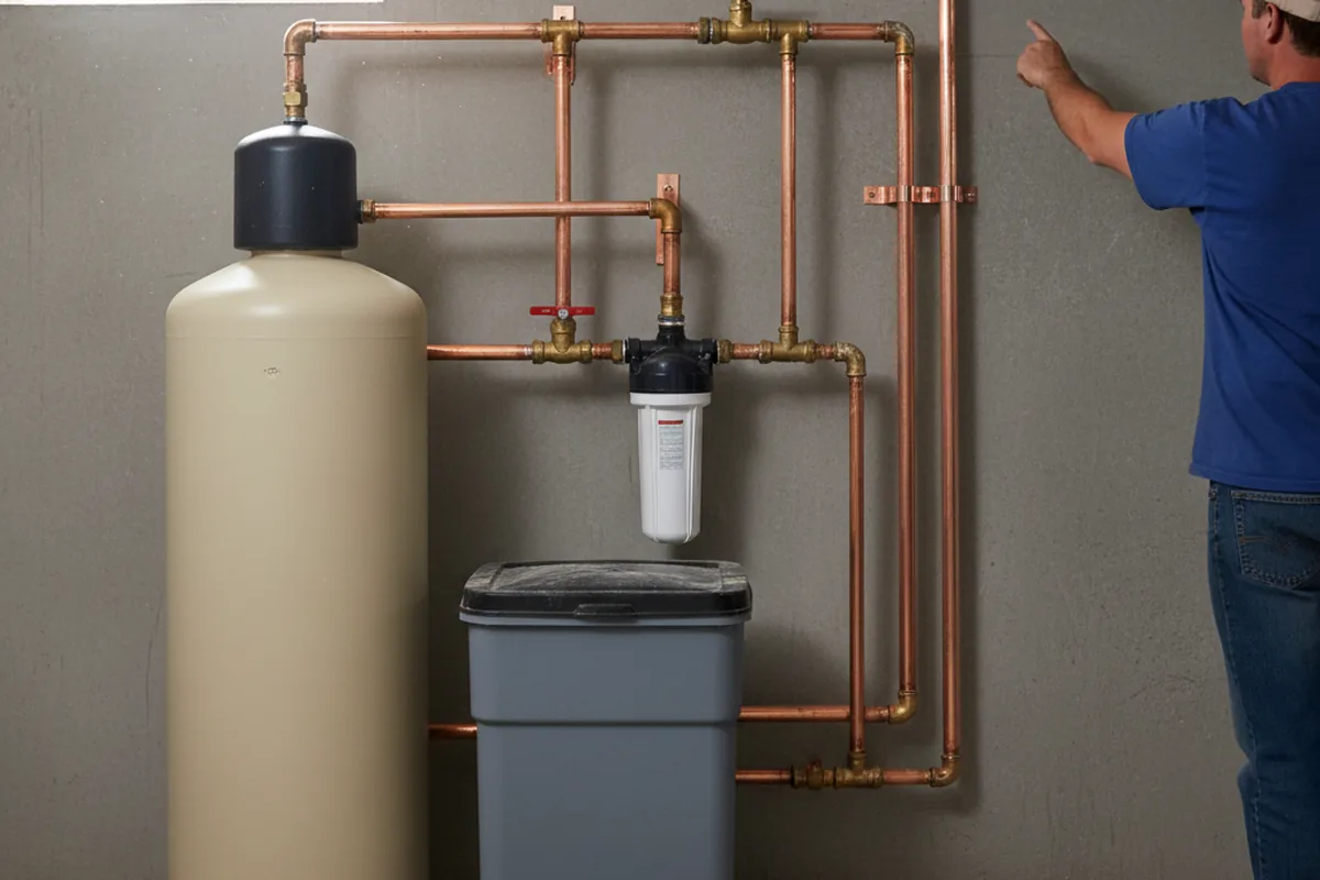 Whole-house water treatment system installed in Cupertino