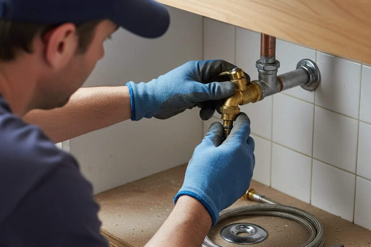 Shutoff valve and fitting work during Well Pump Repair in Cupertino